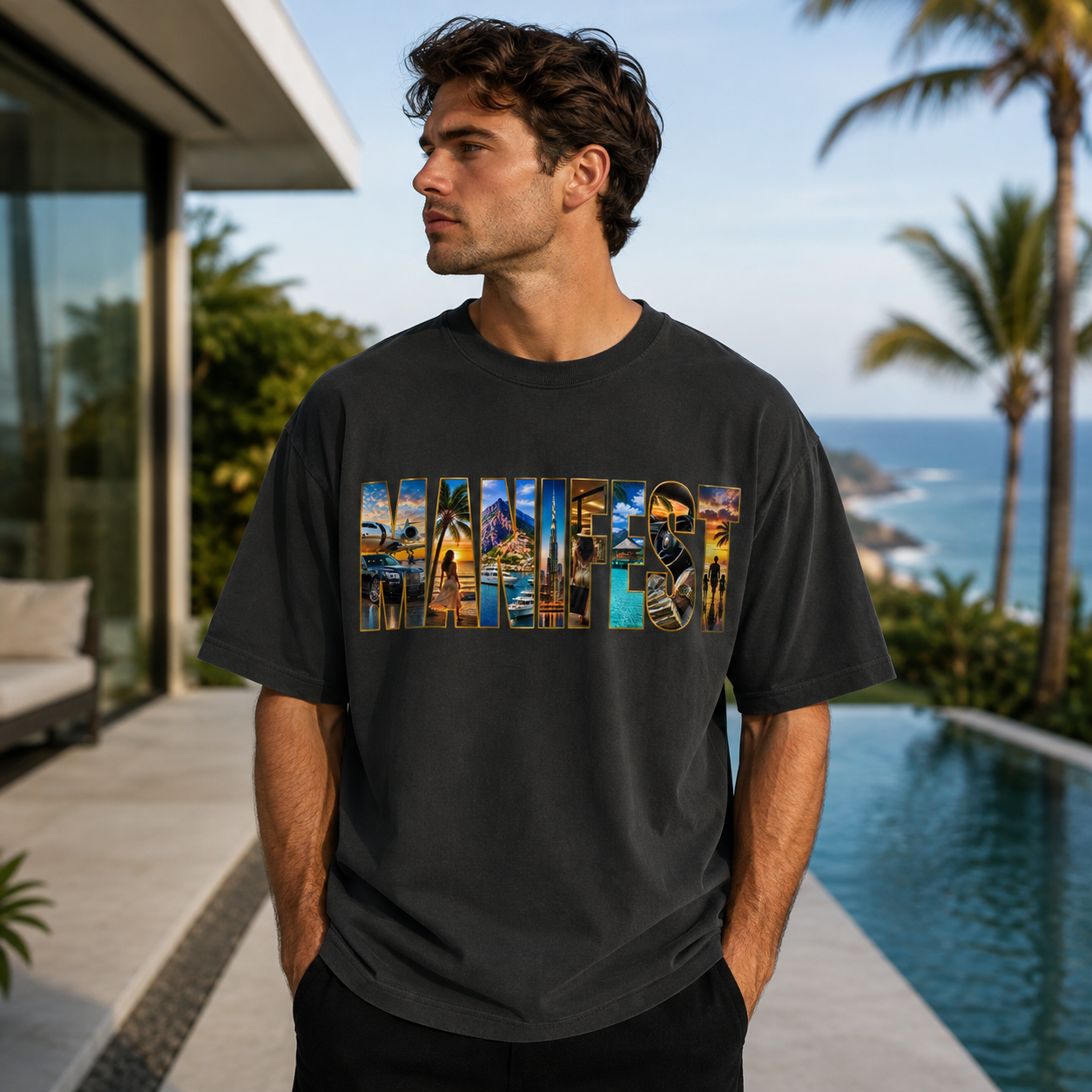 Opulent Avenue — MANIFEST Luxury Oversized Tee