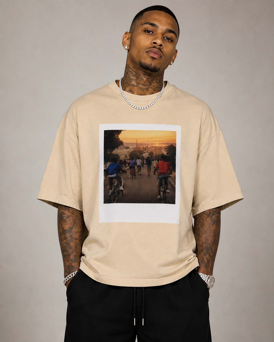 OPULENT AVENUE — Before the Streetlights Oversized Tee