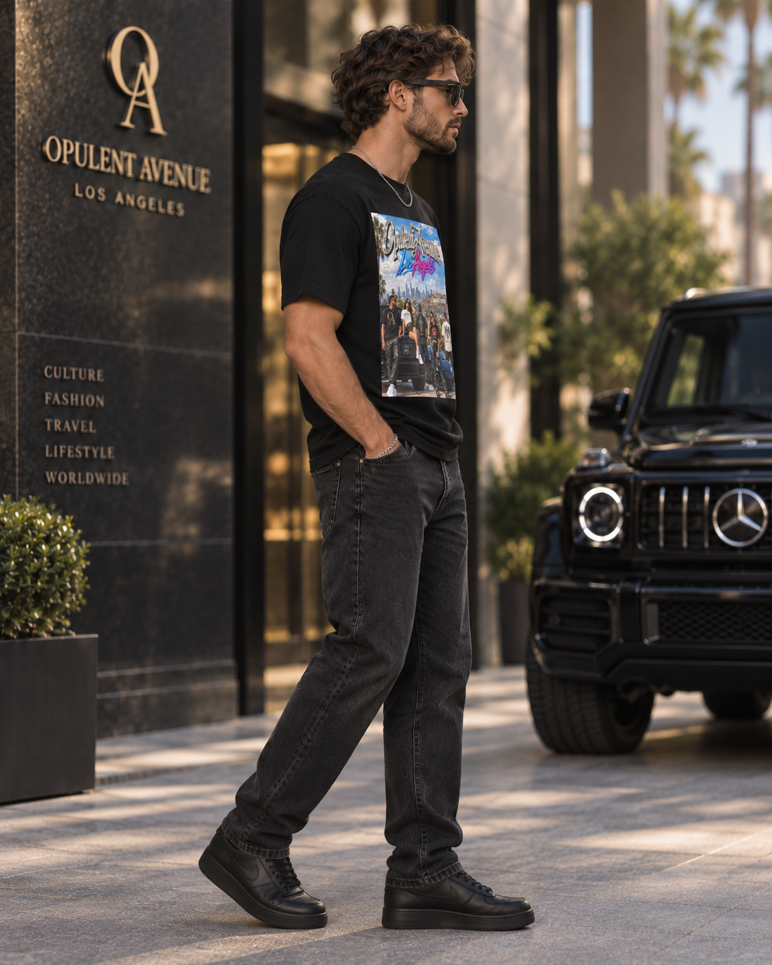 Los Angeles Skyline Heavyweight Tee