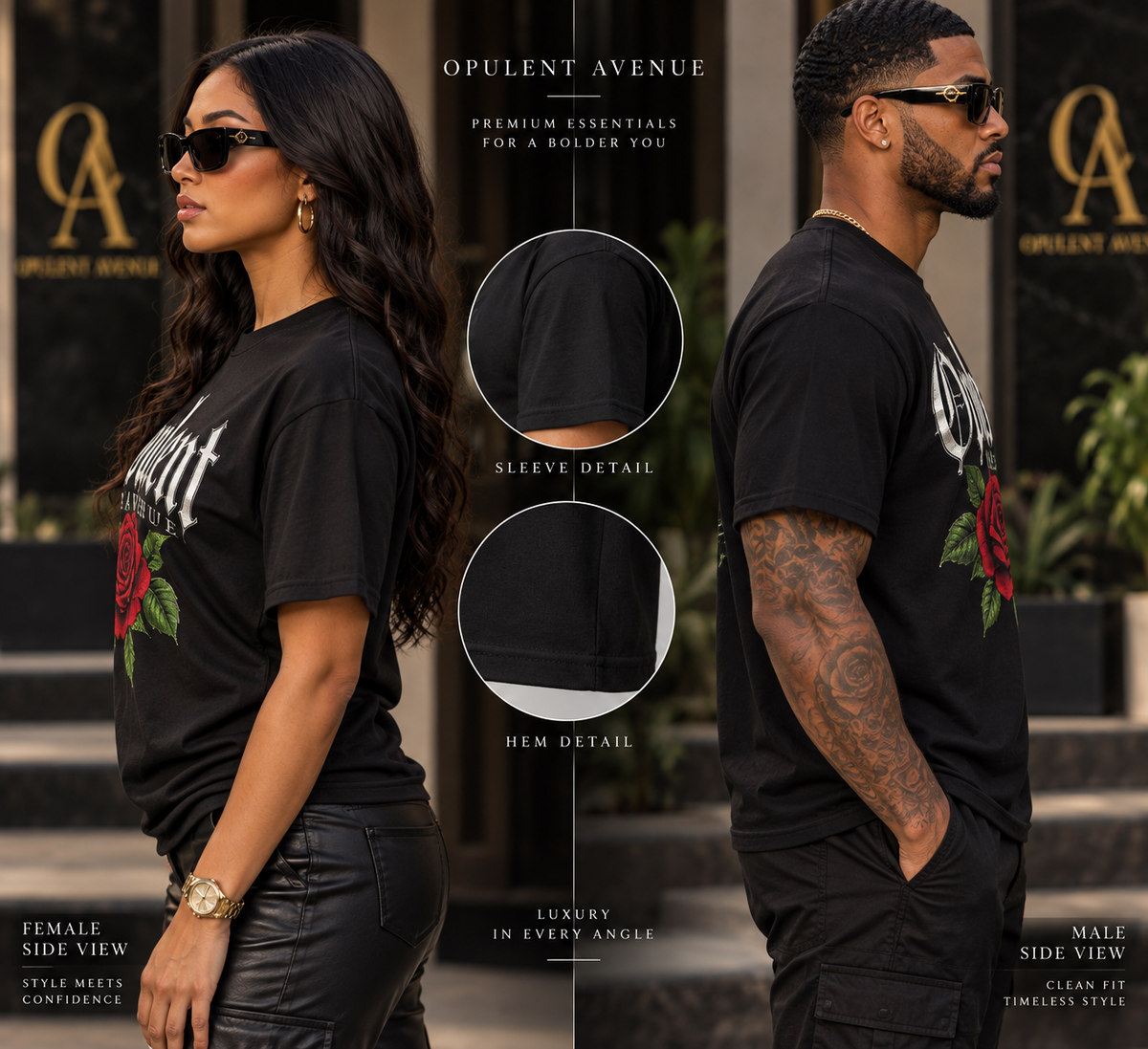 Rose Gothic Heavyweight Tee