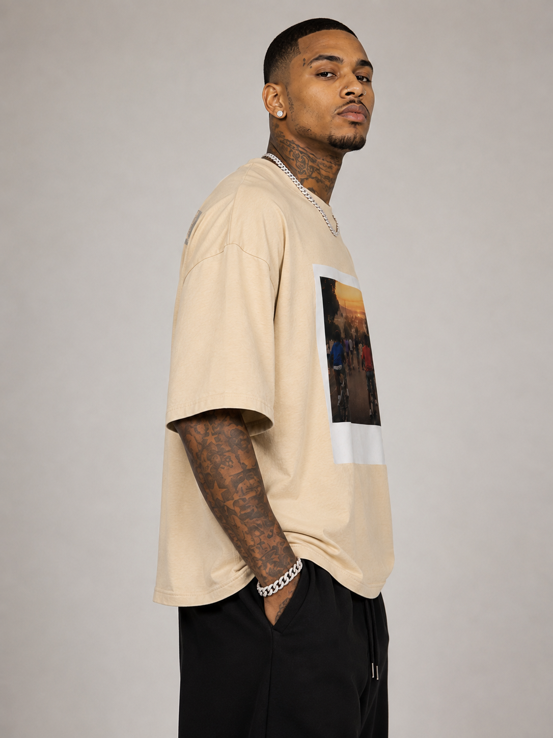 OPULENT AVENUE — Before the Streetlights Oversized Tee