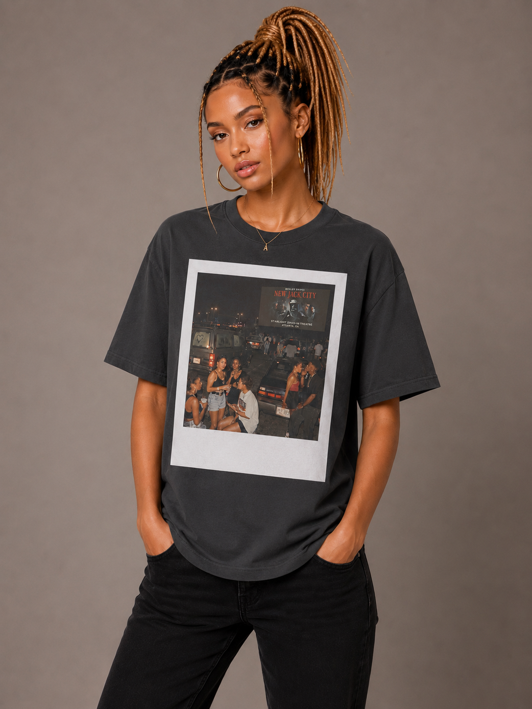 Opulent Avenue After Dark Atlanta Oversized Tee