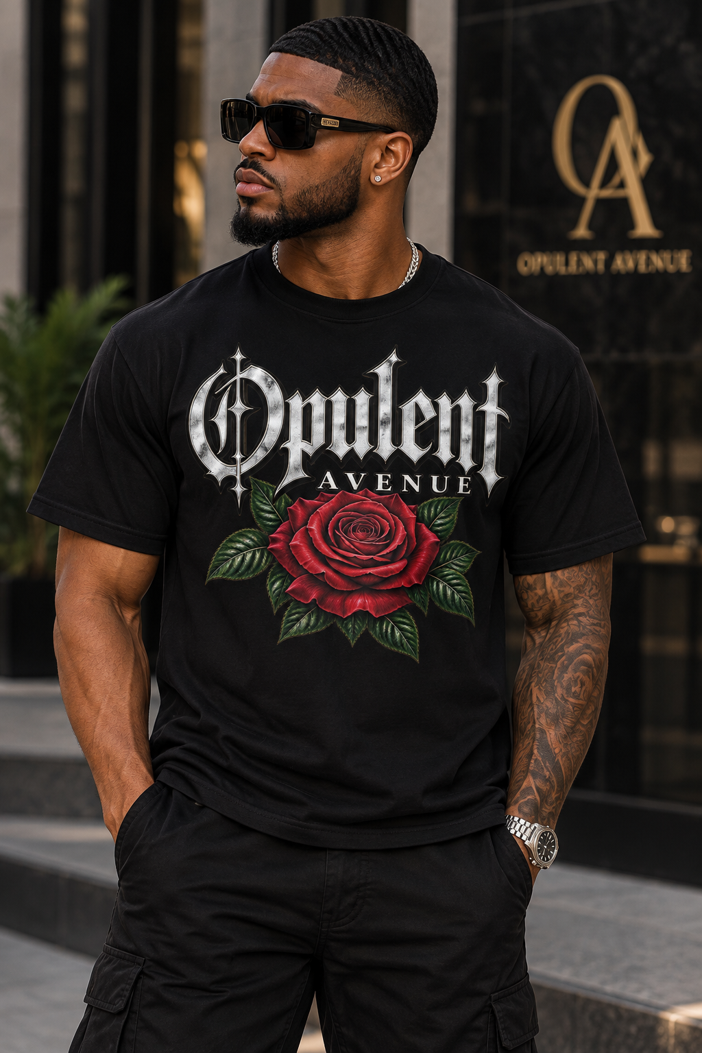 Rose Gothic Heavyweight Tee