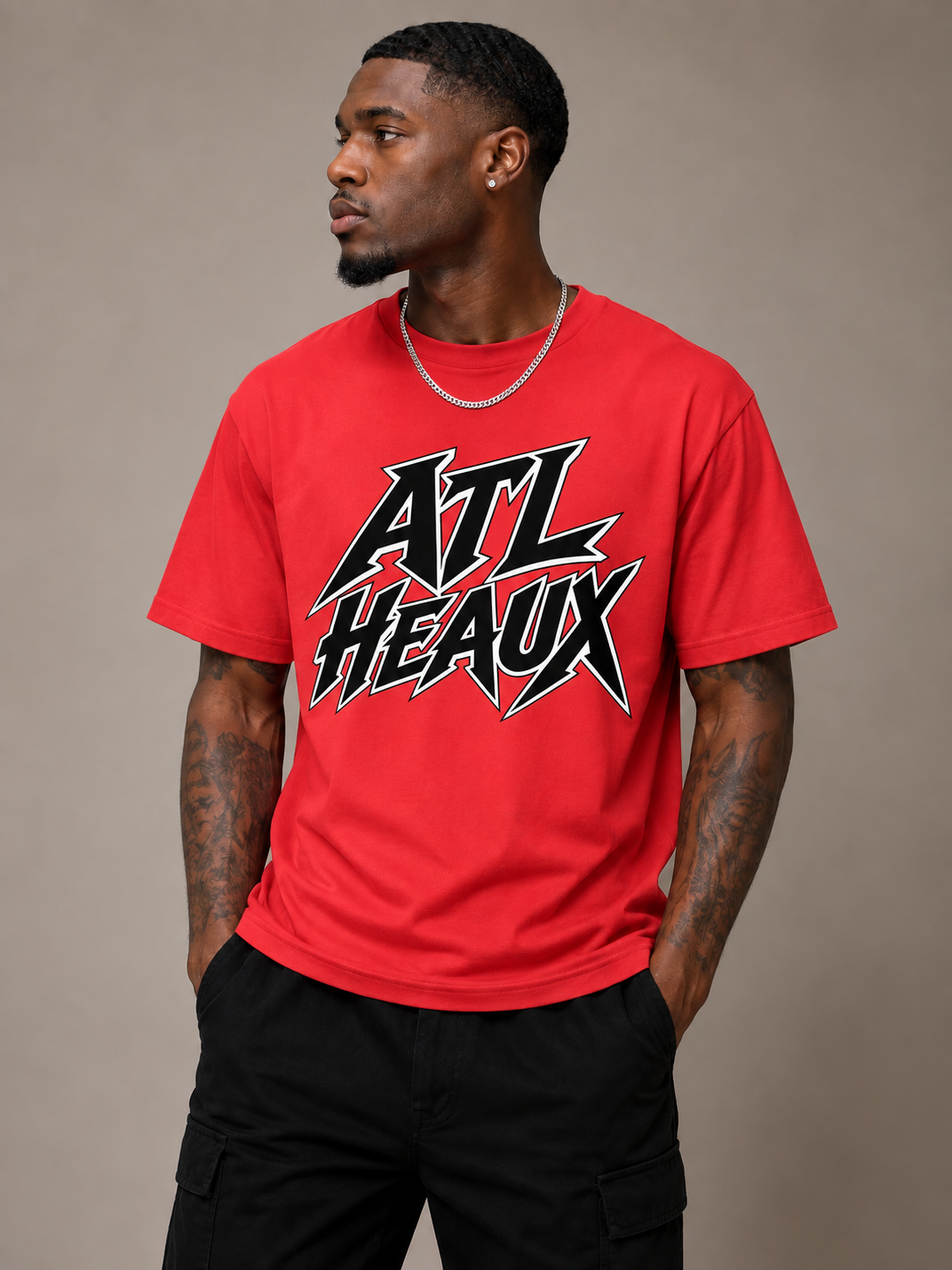 ATL HEAUX™ Statement Tee — Red