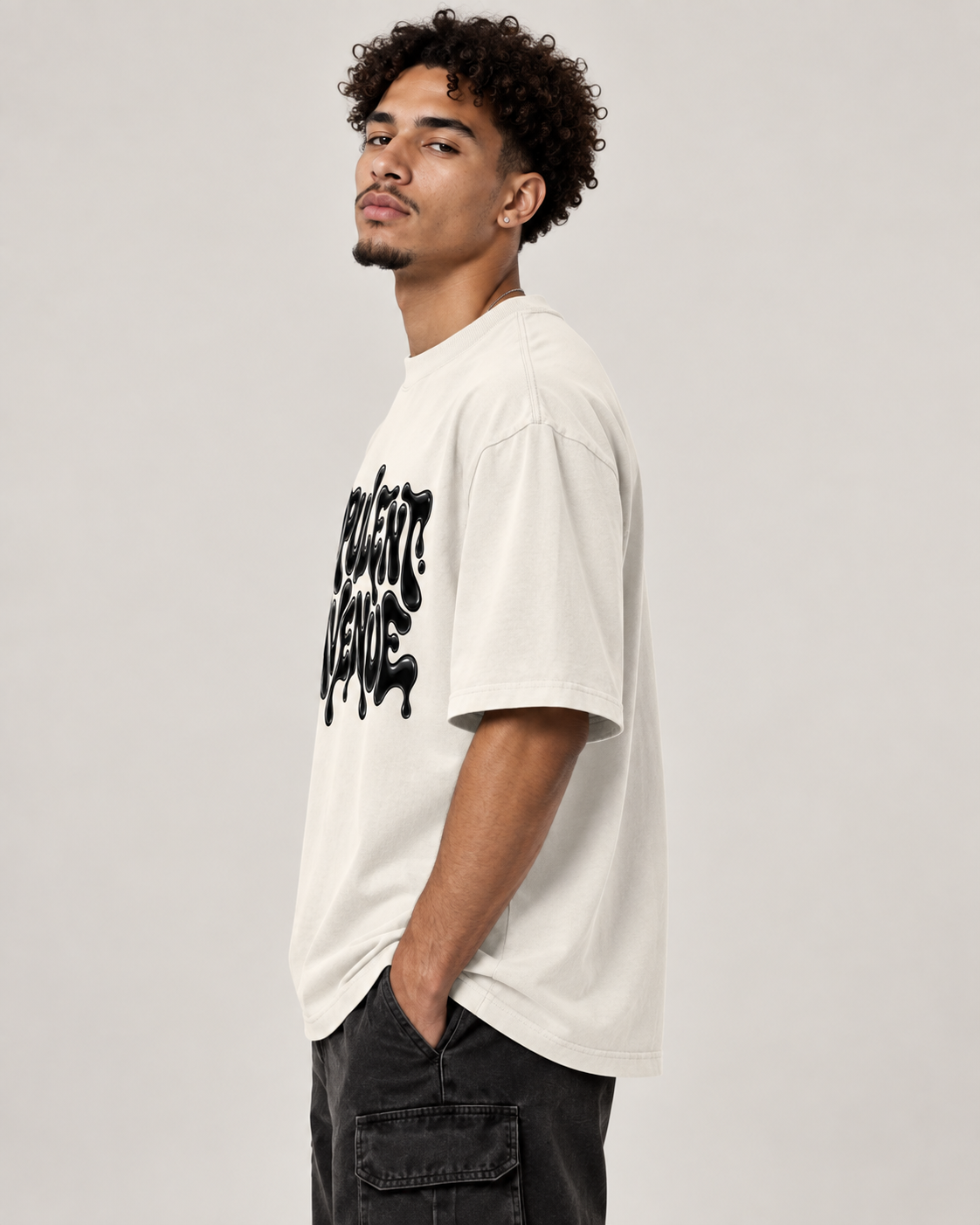 Liquid Noir Heavyweight Tee
