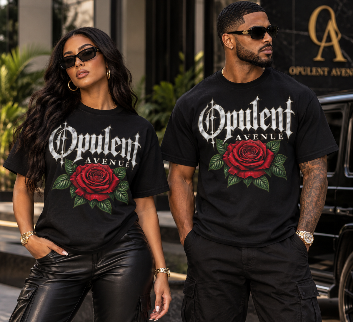 Rose Gothic Heavyweight Tee