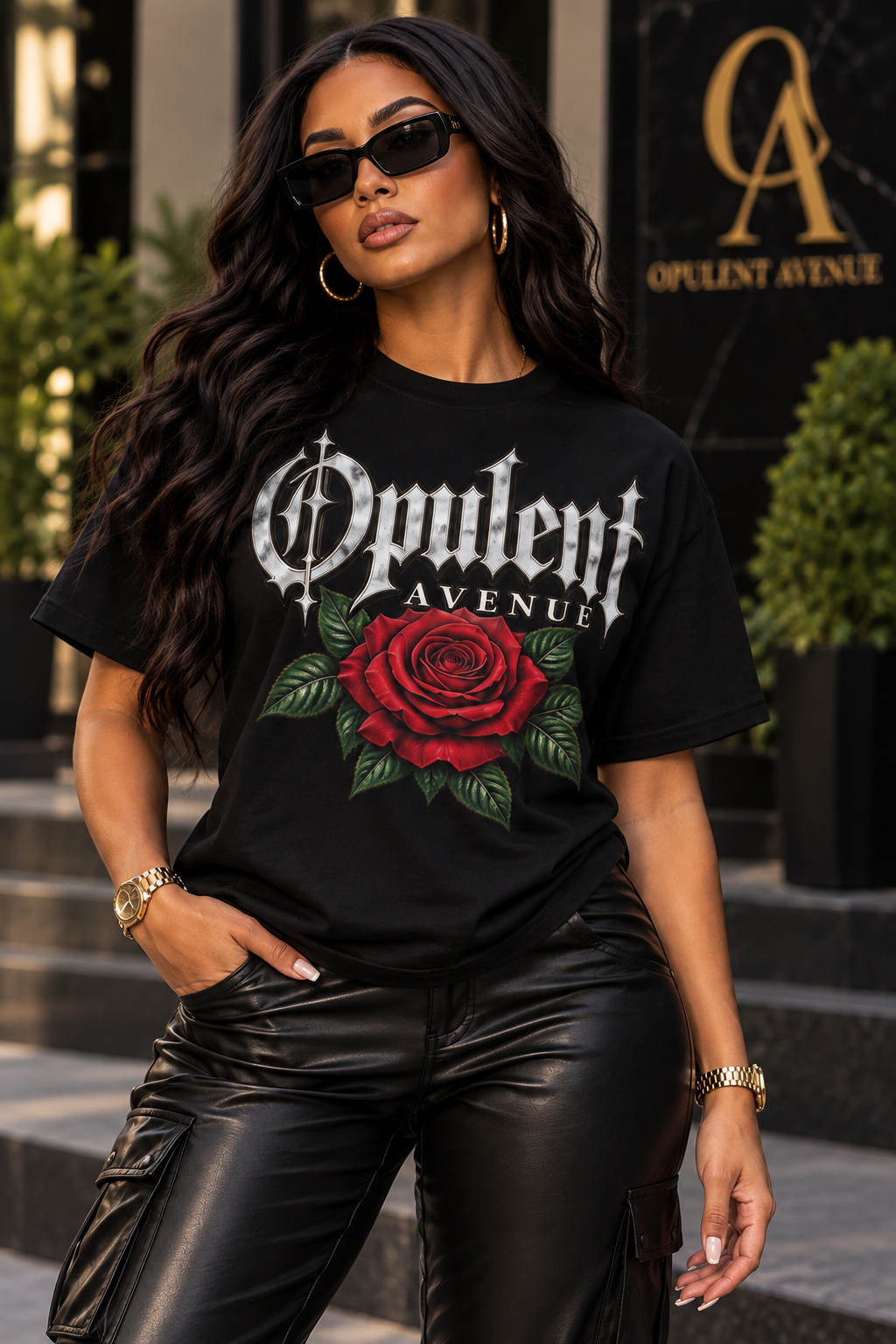 Rose Gothic Heavyweight Tee