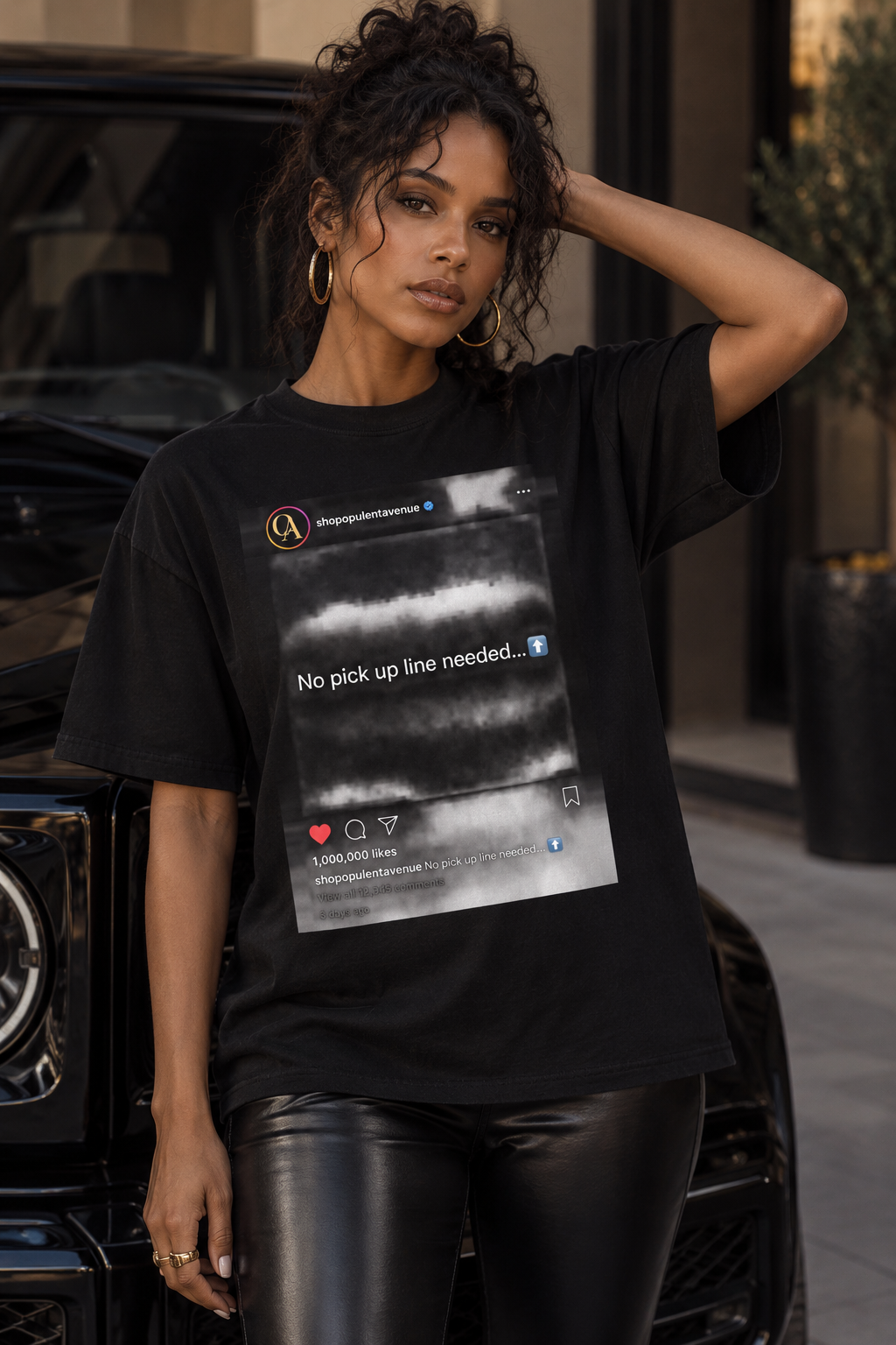 “No Pick Up Line Tee”
