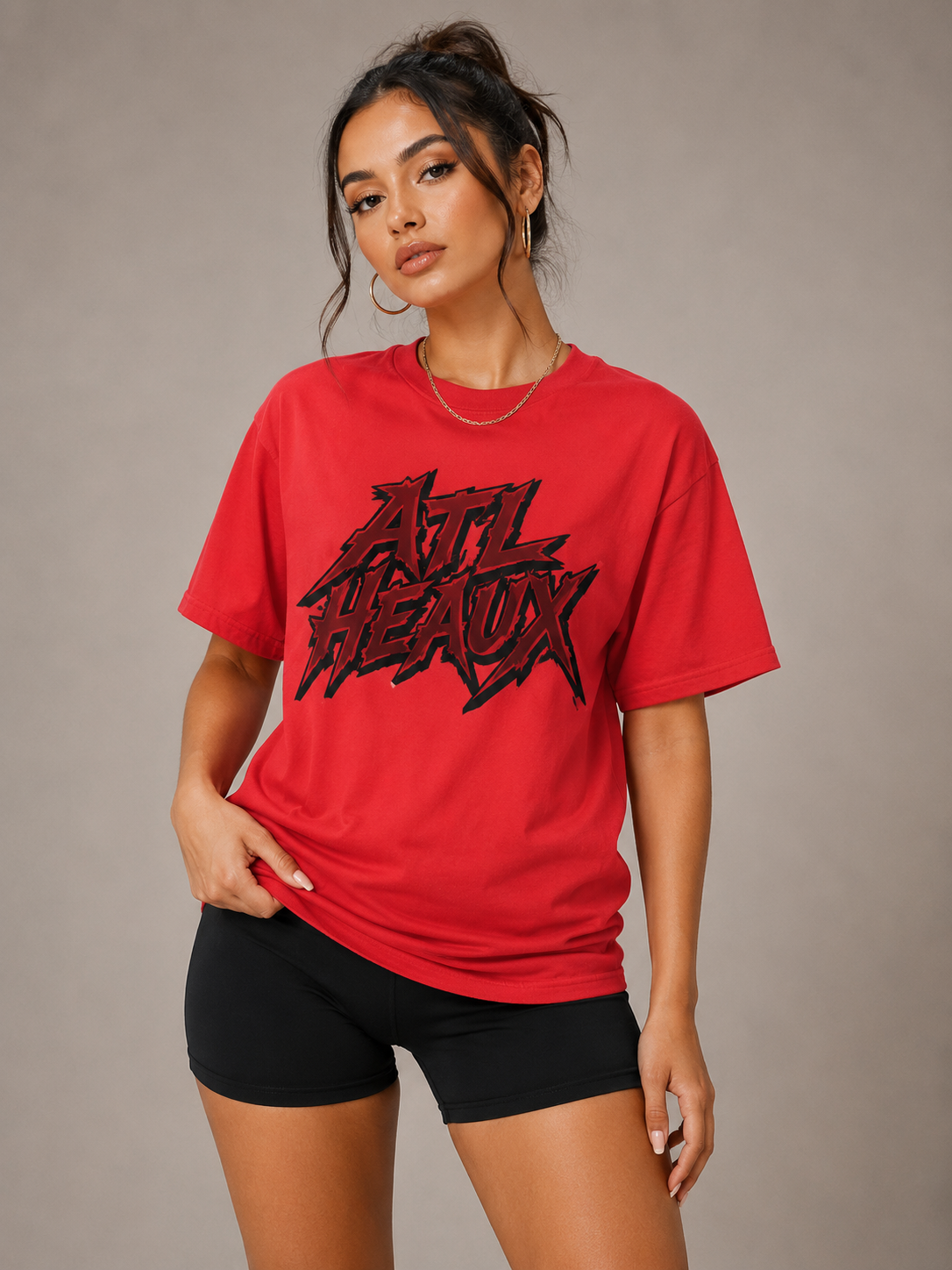 ATL HEAUX™ Statement Tee — Red