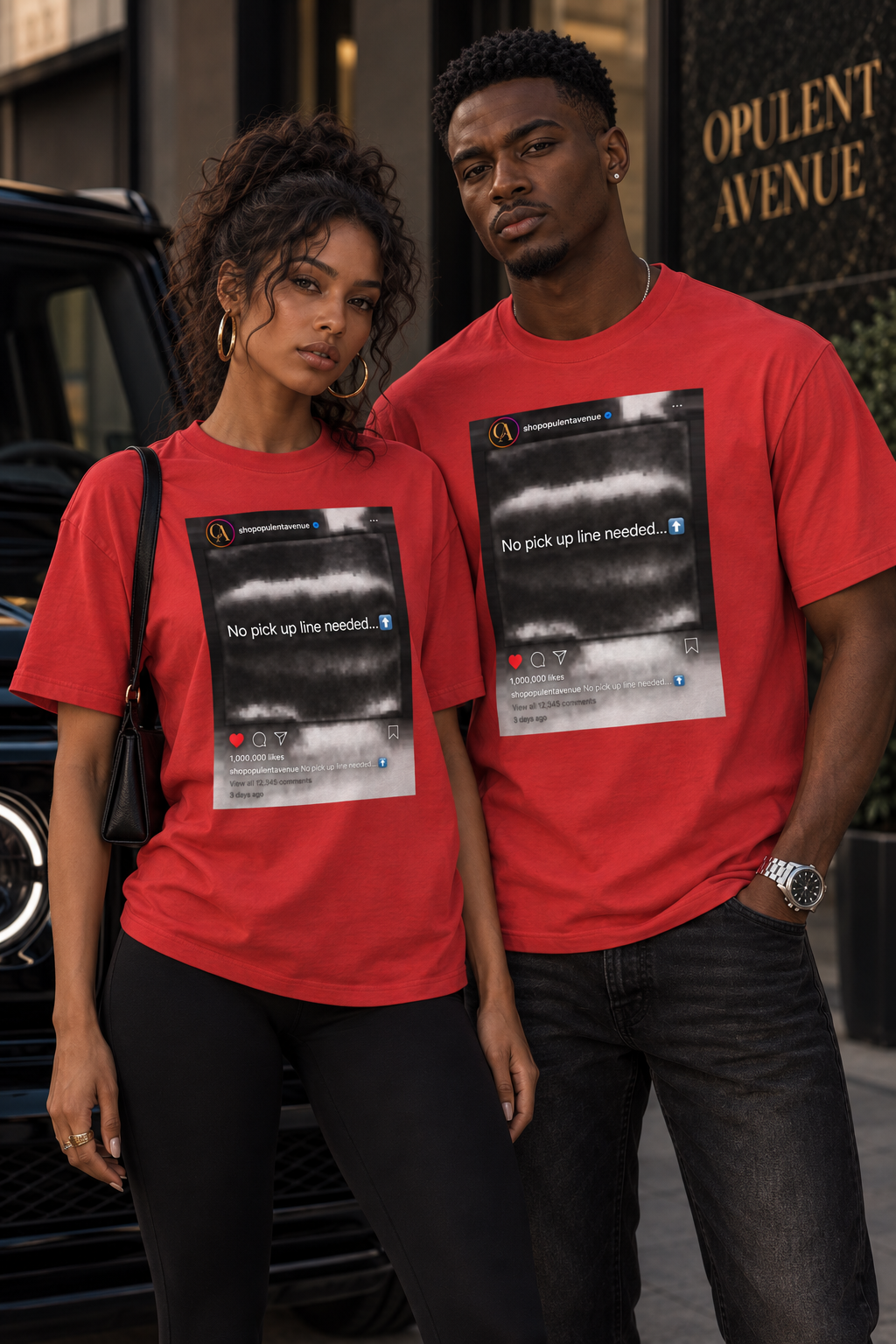 “No Pick Up Line Tee”