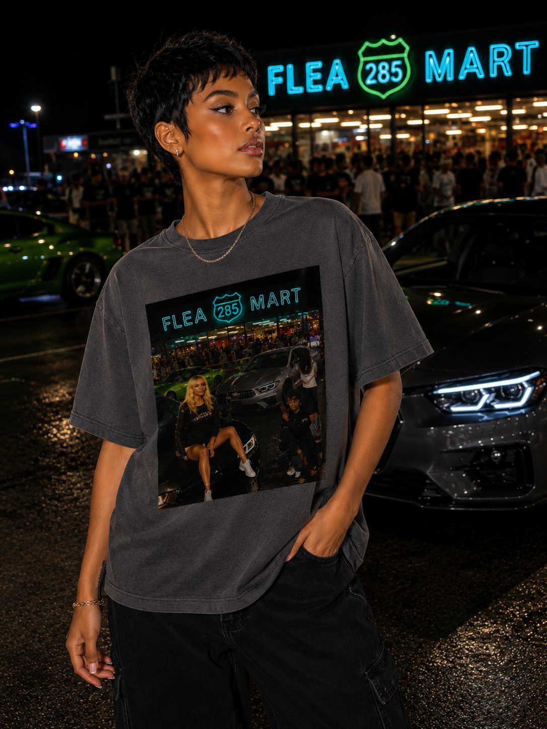 285 After Dark Oversized Tee