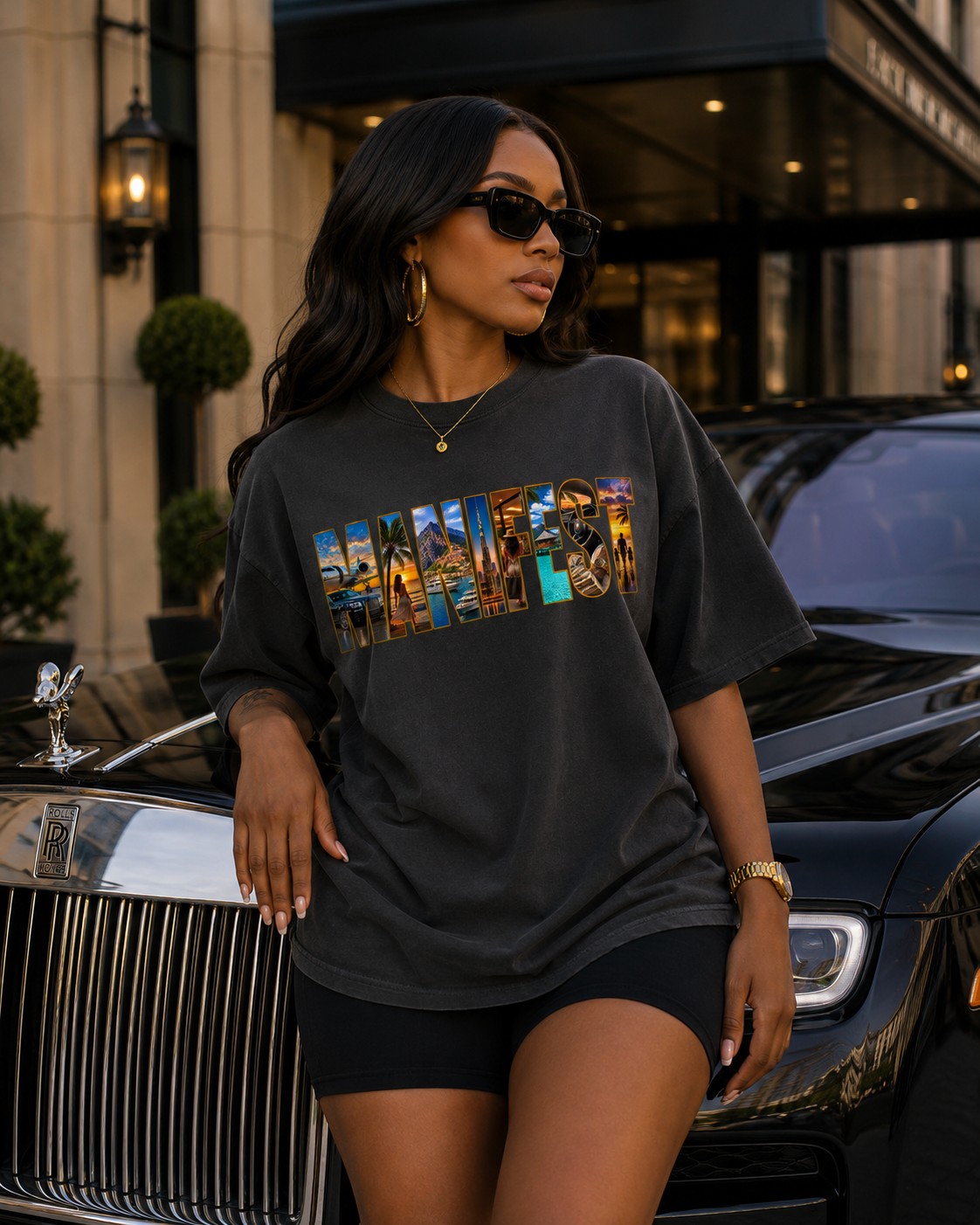 Opulent Avenue — MANIFEST Luxury Oversized Tee