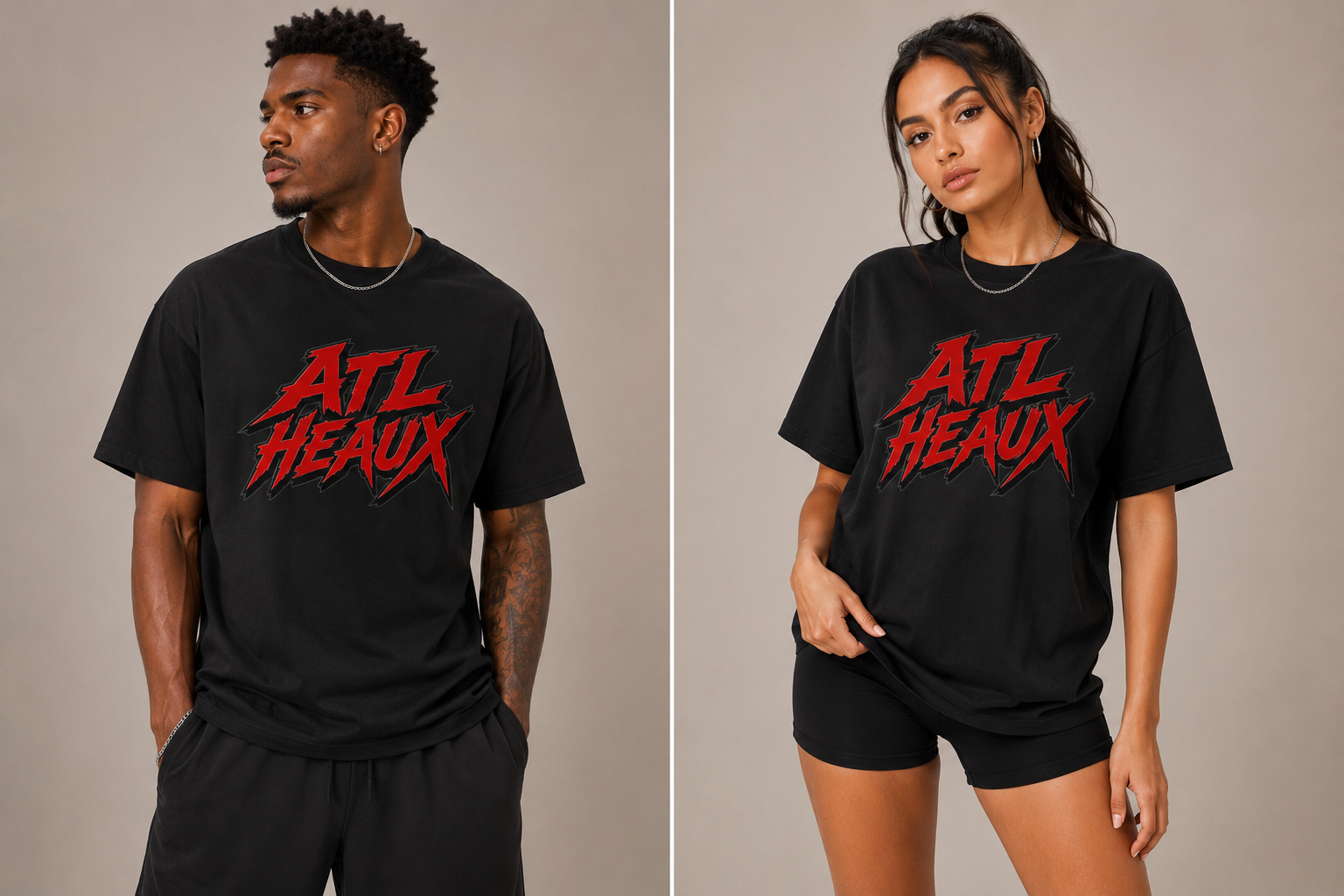 ATL HEAUX™ Statement Tee — Black