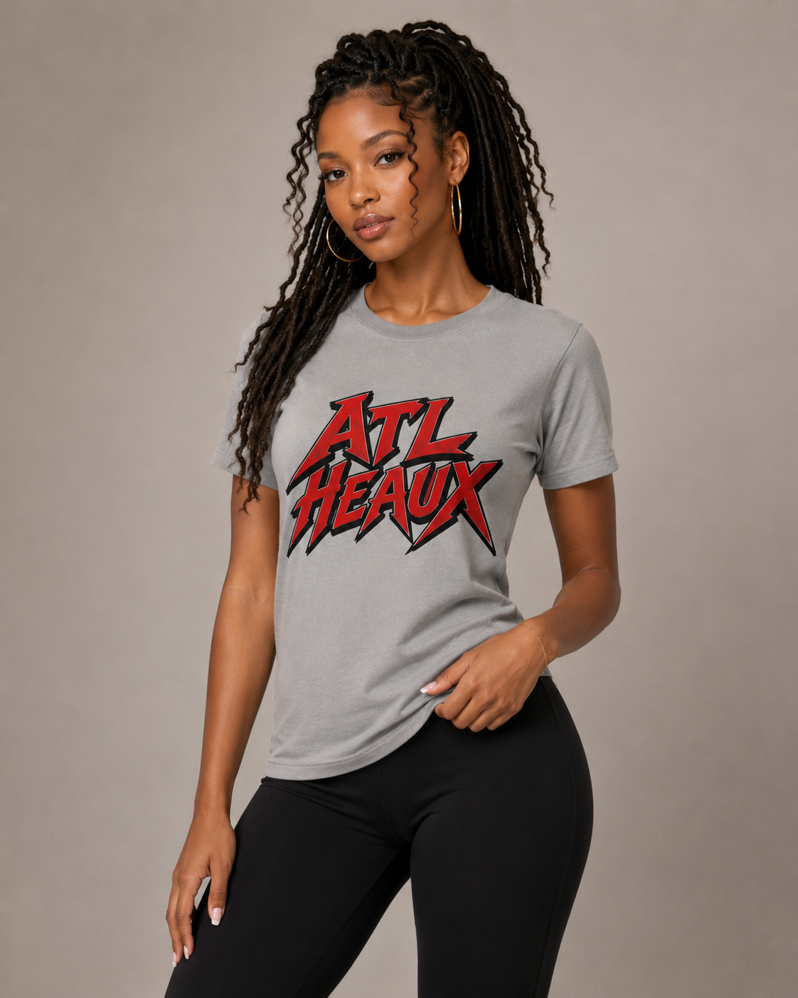 ATL HEAUX STATEMENT TEE - GREY