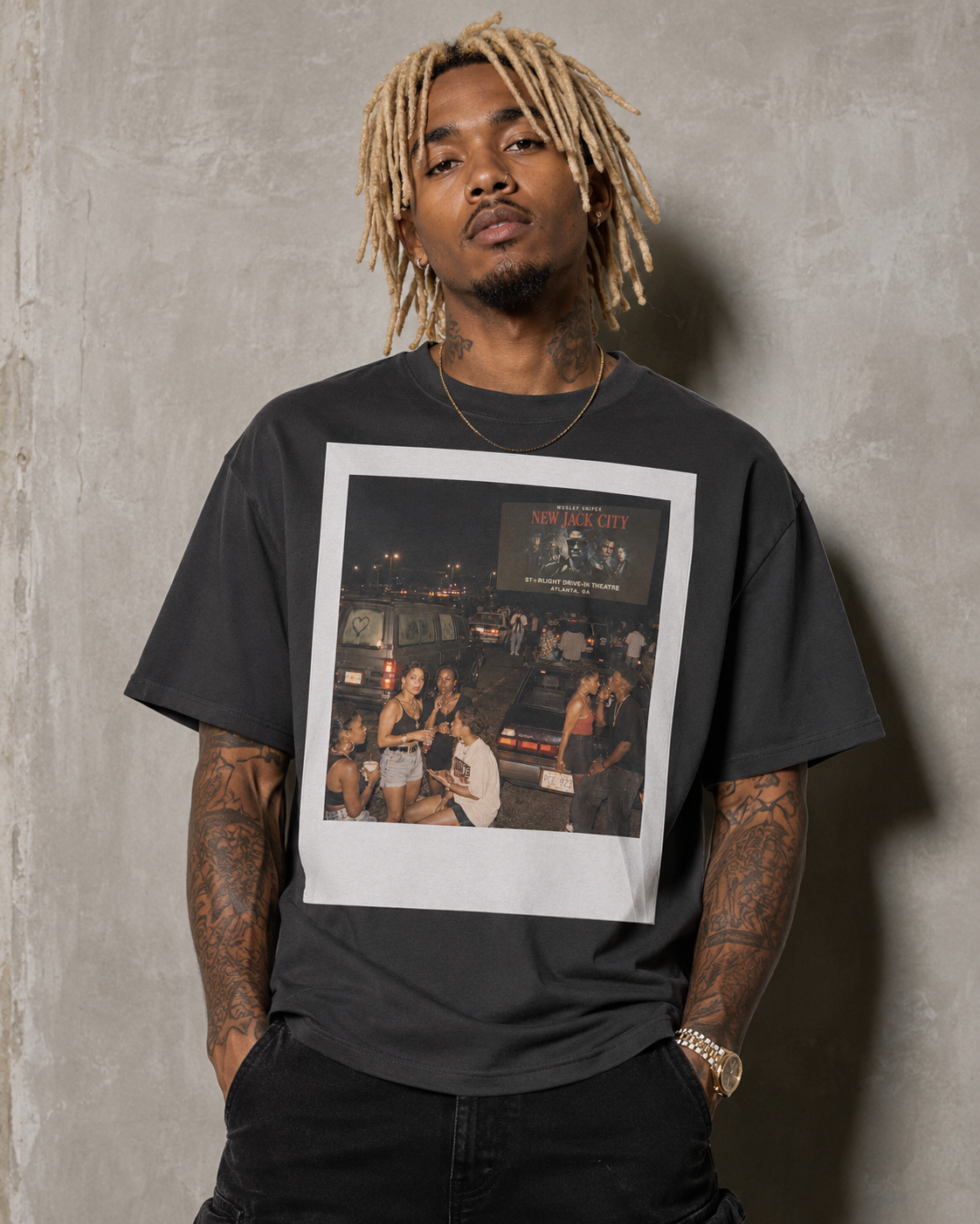 Opulent Avenue After Dark Atlanta Oversized Tee